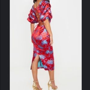 New PrettyLittleThing Lace Up Dress